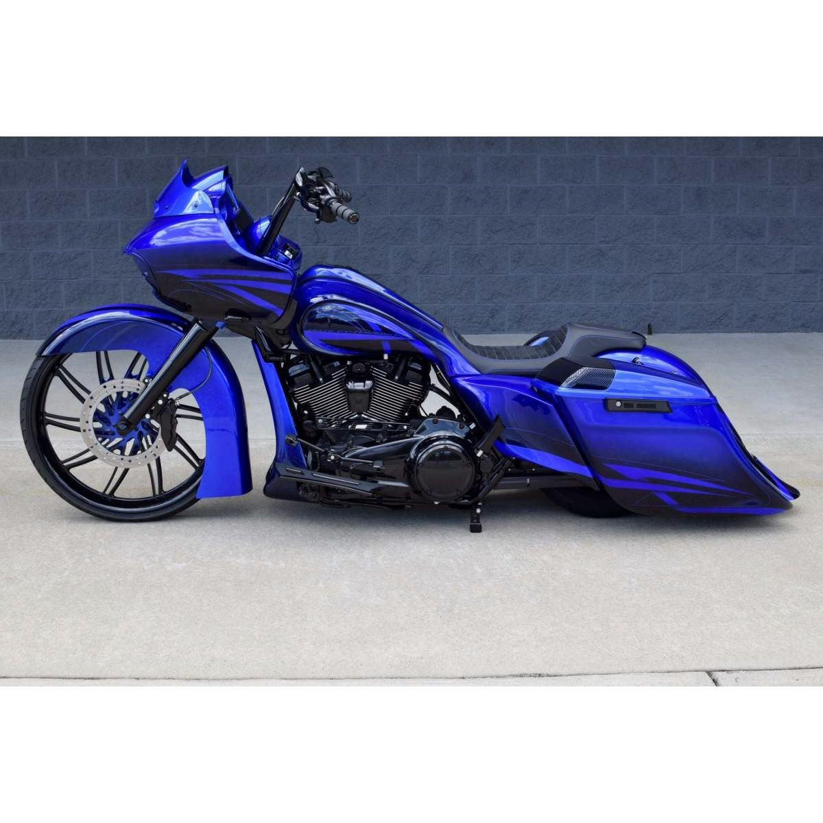 Dirty Bird Long Shot ロードグライド・カーブガスタンクキット シートパン付 ブラック-04