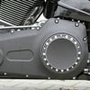 ThunderBike ダービーカバー Drilled ブラック ツインカム用-02