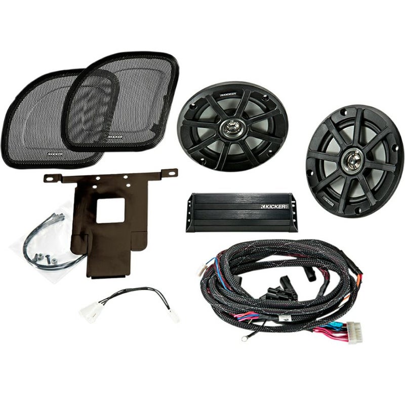 KICKER コアキシャルスピーカー/アンプキット ロードグライド用-01