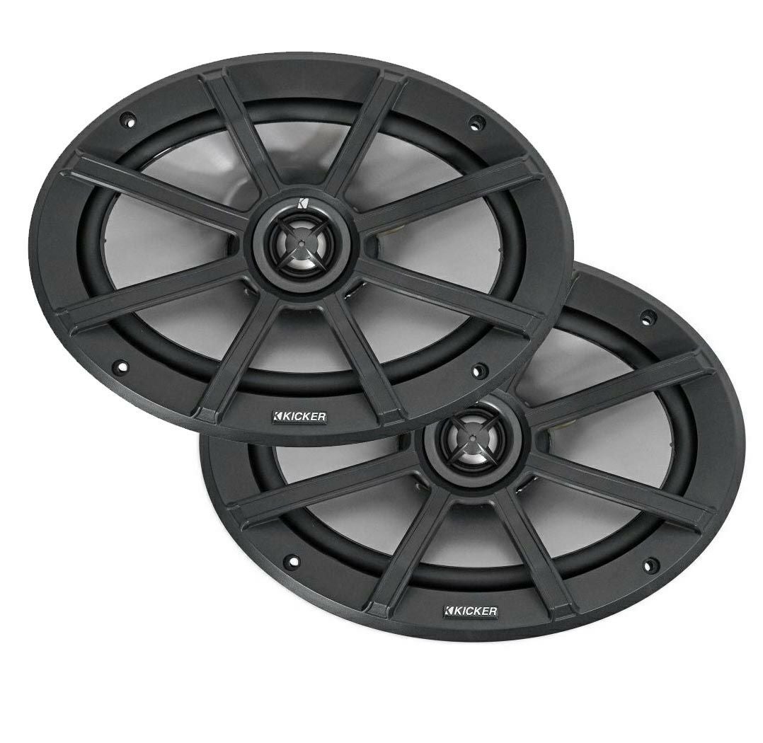 KICKER 6.5インチ コアキシャルスピーカー (2オーム) ハーレー用