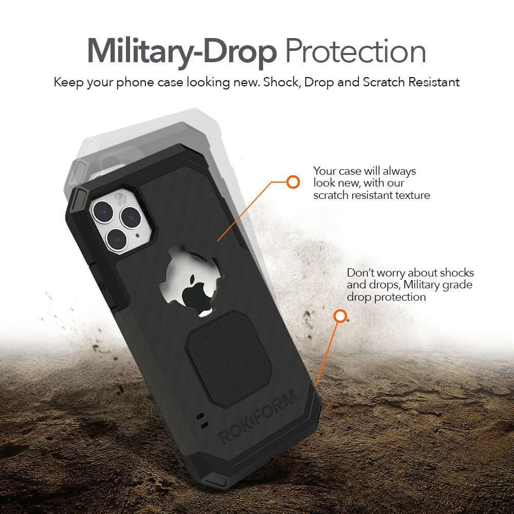 ROKFORM iPhone11-Pro Ruggedケース ガンメタル-04