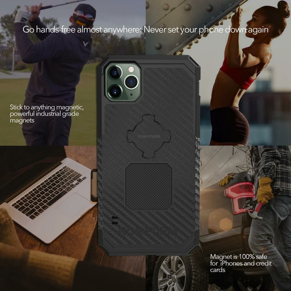 ROKFORM iPhone11-Pro Ruggedケース ガンメタル-05