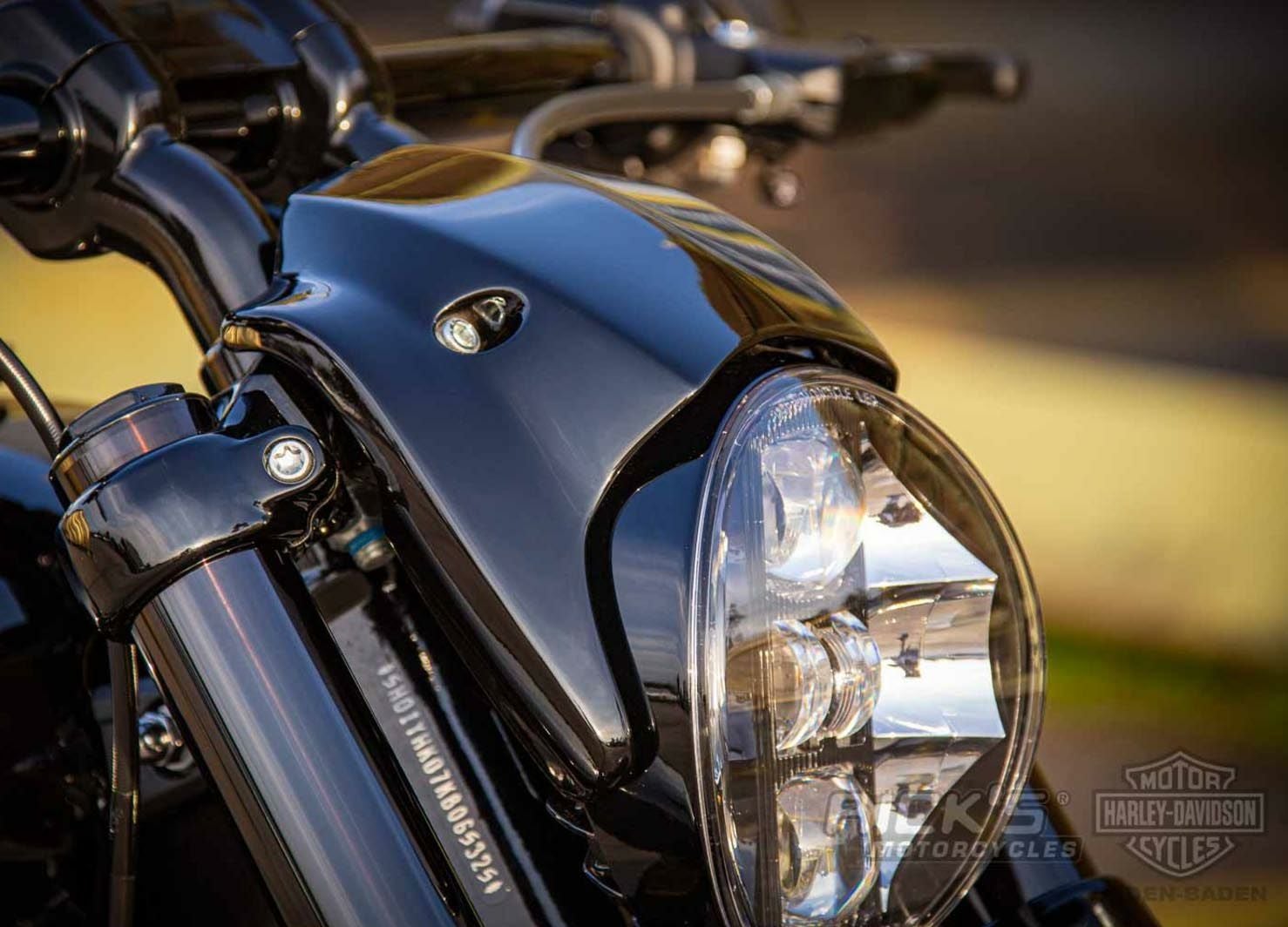 M8ブレイクアウト（FXBR/S） ヘッドライトカウル フェアリング