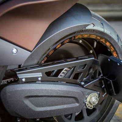 Ricks Motorcycles FXDRS用 ベルトガード マットブラック |ハーレー 