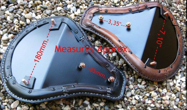 dhカスタム 汎用ソロシート HDスカル アイアン レッド-03