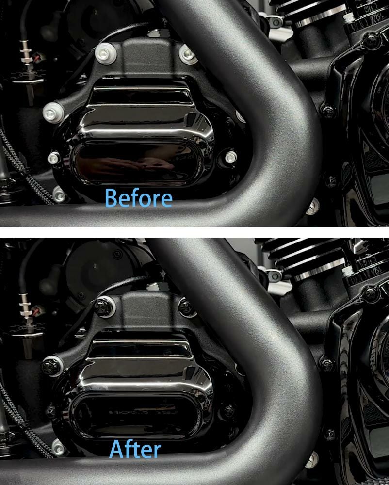 CIRO ダイアモンドカット ボルトキャップカバー ブラック M8ソフテイル・ツーリング-03