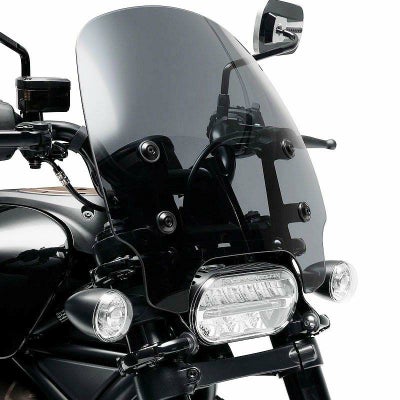 RH1250S クイックリリース コンパクトウインドシールド ダークスモーク 