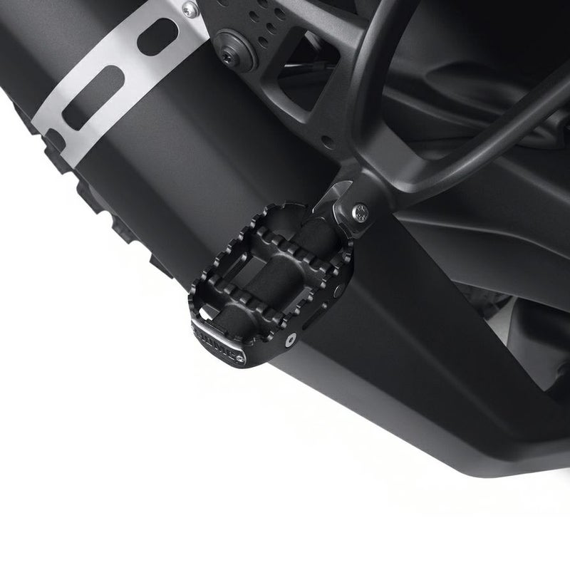 ハーレーPan America用 80グリッド・パッセンジャーフットペグ ブラック-01