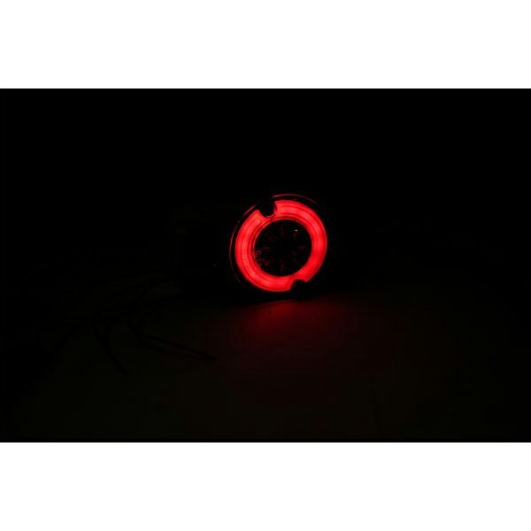 MCS ハーレー用リング付LEDフラットターンシグナル(リア用) クローム-03