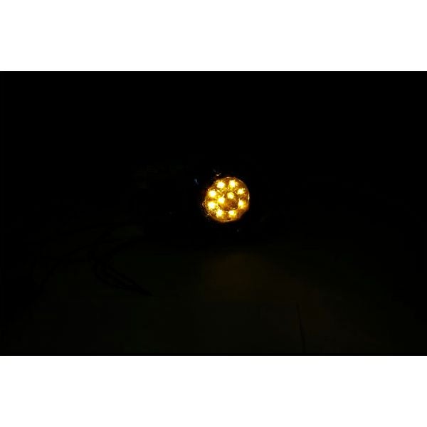 MCS ハーレー用リング付LEDフラットターンシグナル(リア用) クローム-05