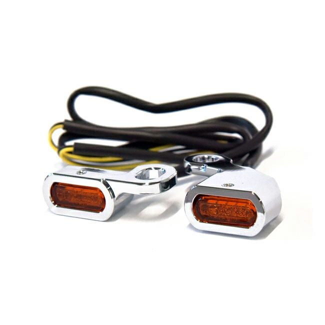 フェンダーストラット LEDウインカー ブラック 【スポーツスター