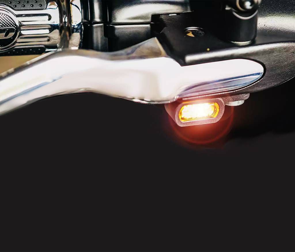 Fastline LED超小型ウインカー 2014～2021 スポーツスター用 ブラック