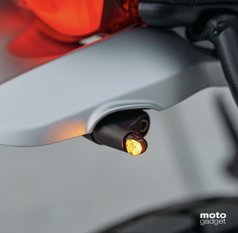 モトガジェット　LEDウインカー モトガジェット mo.blaze disc ウインカー ブラック 左側 : モトパーツ