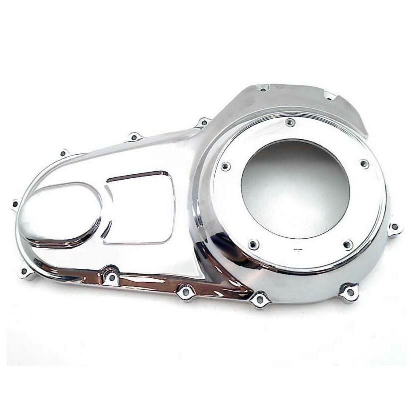 Hard Drive ハーレー・ツーリング用ナロープロファイル・アウタープライマリーカバー クローム-01