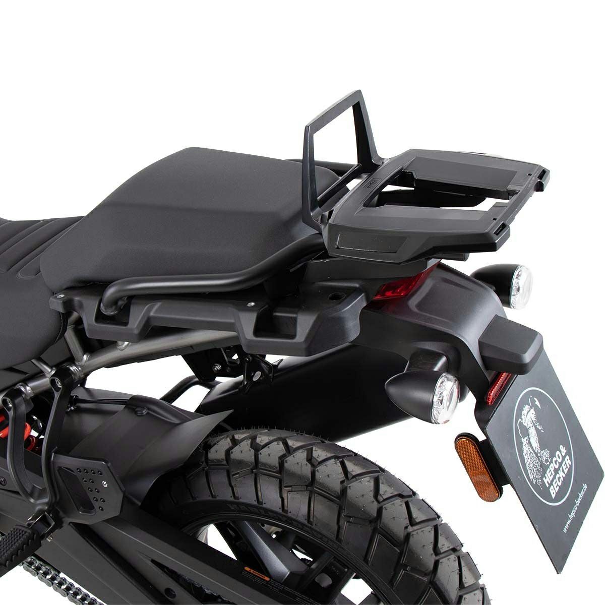 HEPCO&BECKER アルラック・ハーレーPan America用 トップケースキャリア ブラック-01