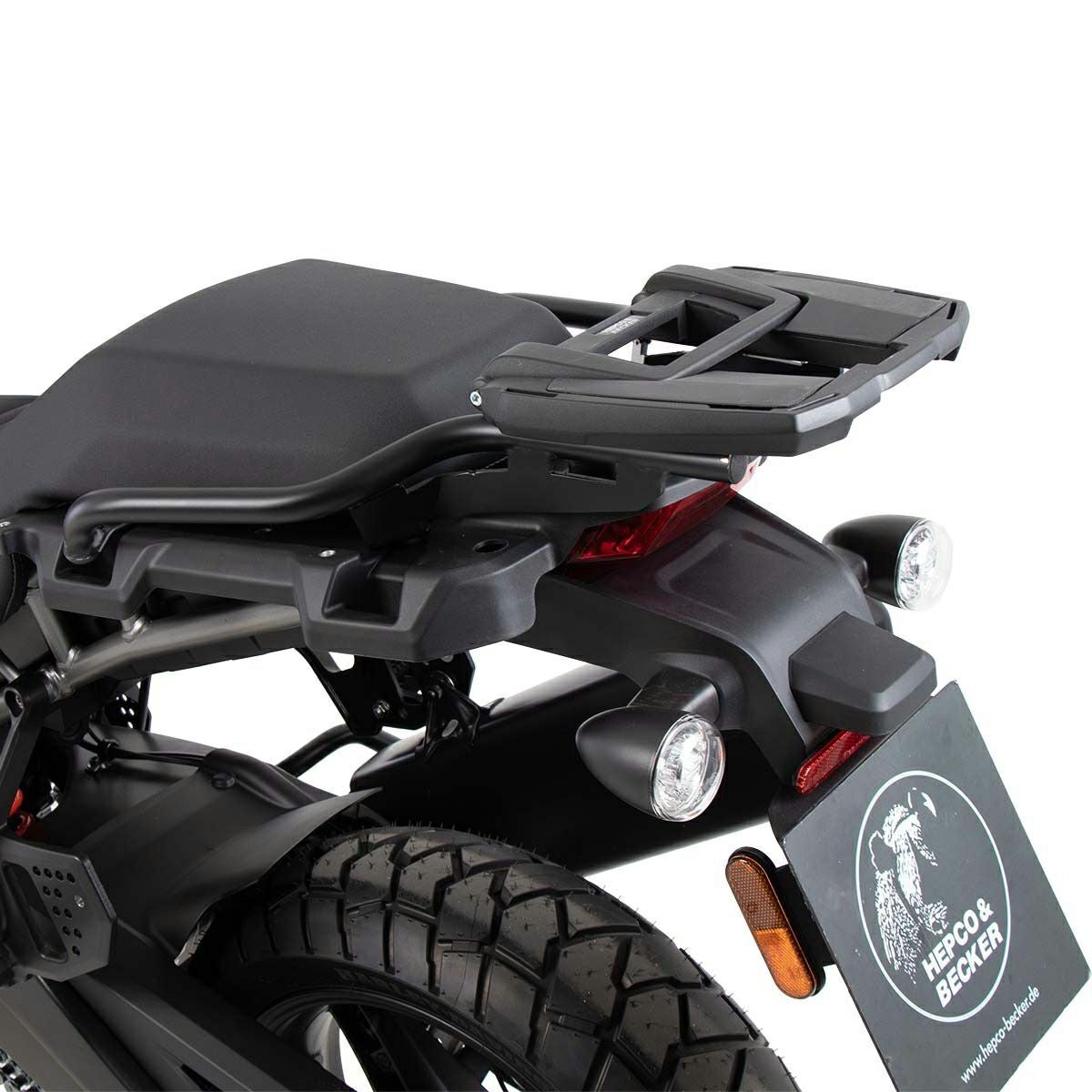 HEPCO&BECKER  イージーラック・ハーレーPan America用 トップケースキャリア ブラック-01