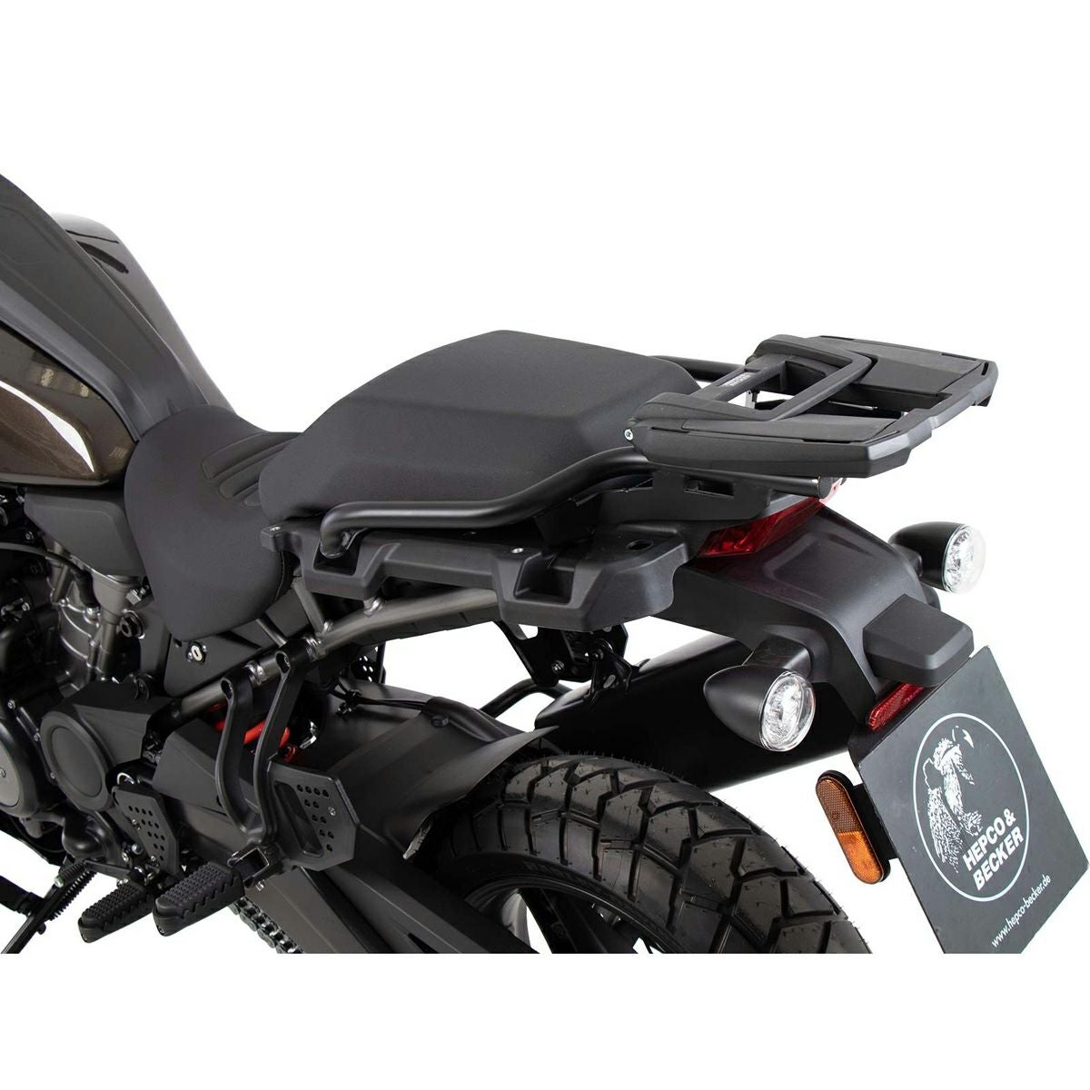 HEPCO&BECKER  イージーラック・ハーレーPan America用 トップケースキャリア ブラック-02