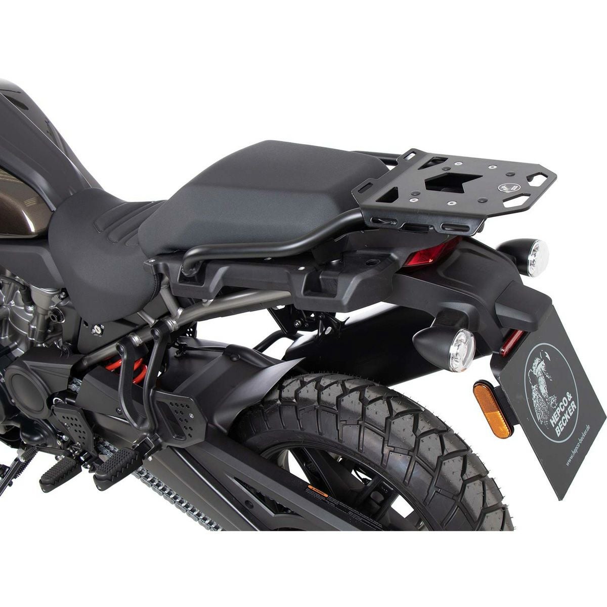 HEPCO&BECKER  ミニラック・ハーレーPan America用 キャリア ブラック-03