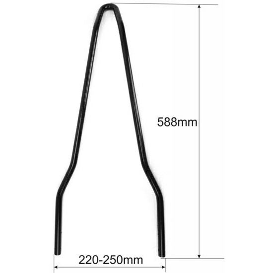 Westland Customs 汎用シーシーバー 180mm～220㎜幅 ブラック-03
