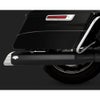 Vance & Hines MONSTER V・ハーレーM8ツーリング用スリップオンマフラー ブラック/クロームエンド-02