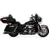 Vance & Hines MONSTER V・ハーレーM8ツーリング用スリップオンマフラー ブラック/クロームエンド-04