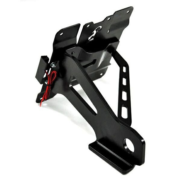 ZIEGER 2008～2017 ソフテイル用 サイドマウント・ライセンスプレートブラケット-03