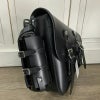 レザーワークス スウィングアーム・本革サイドバッグ XL 左用 ブラック-02