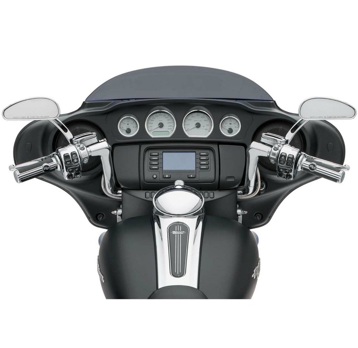 バッドウィングフェアリング ヒューズド ハンドルバー ロー クローム-01