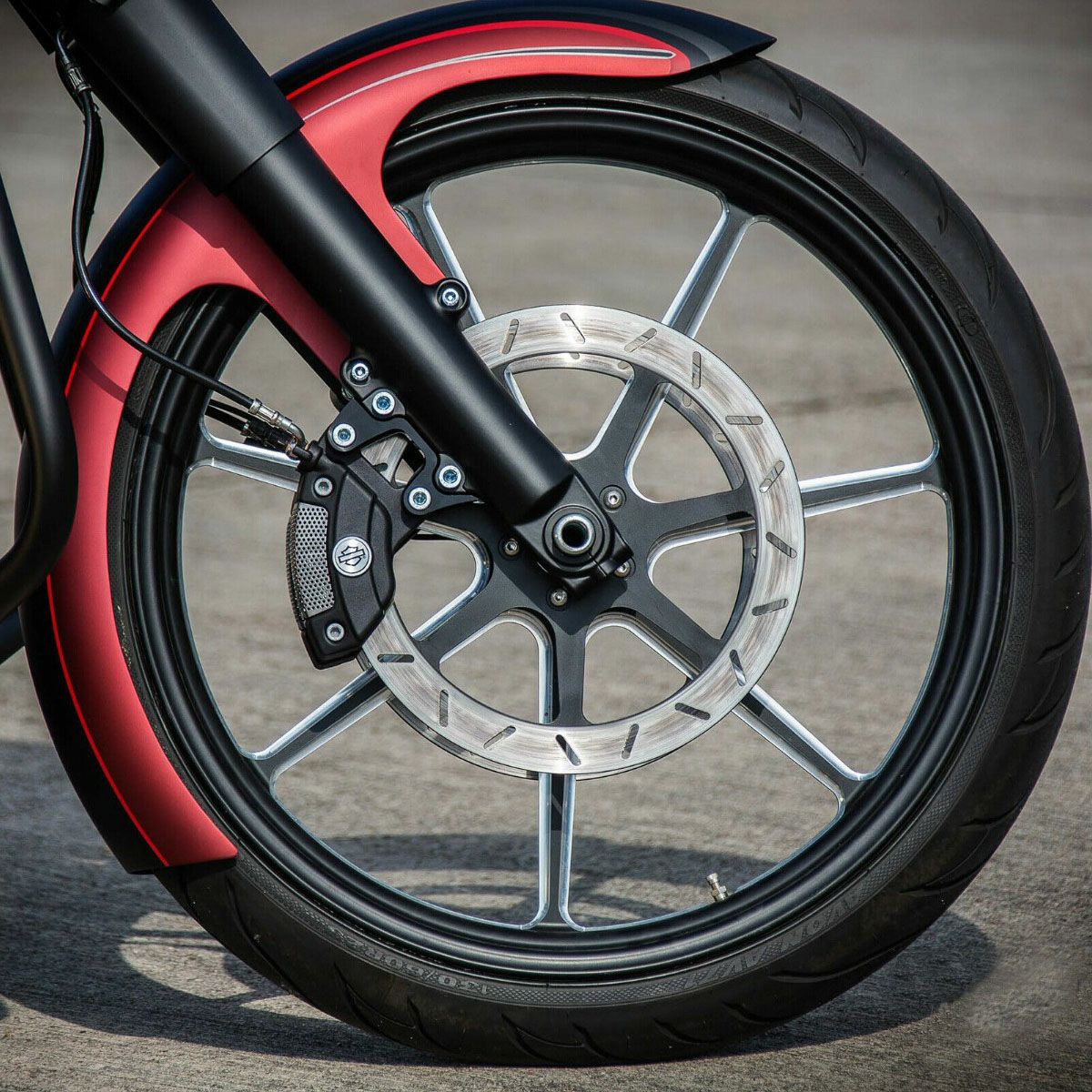 Ricks Motorcycles Seven Sins ハーレー フロントブレーキローター 13