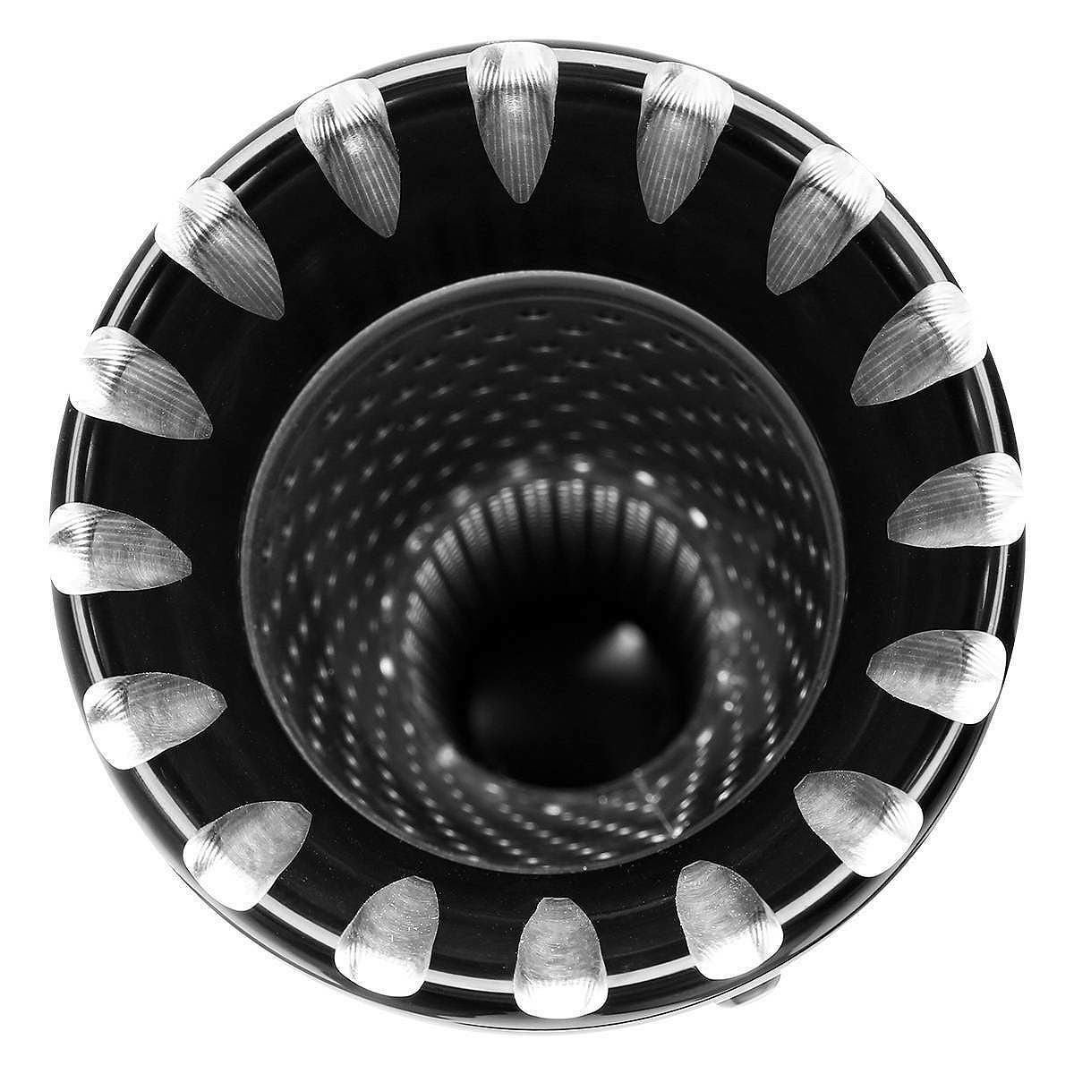 ストレートスリップオンマフラー 4インチ　ブラック/スリットコントラストエンド-03