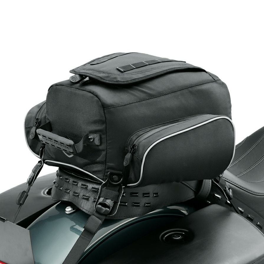 Onyx プレミアム ラゲッジ ツアーパックラックバッグ |ハーレーパーツ