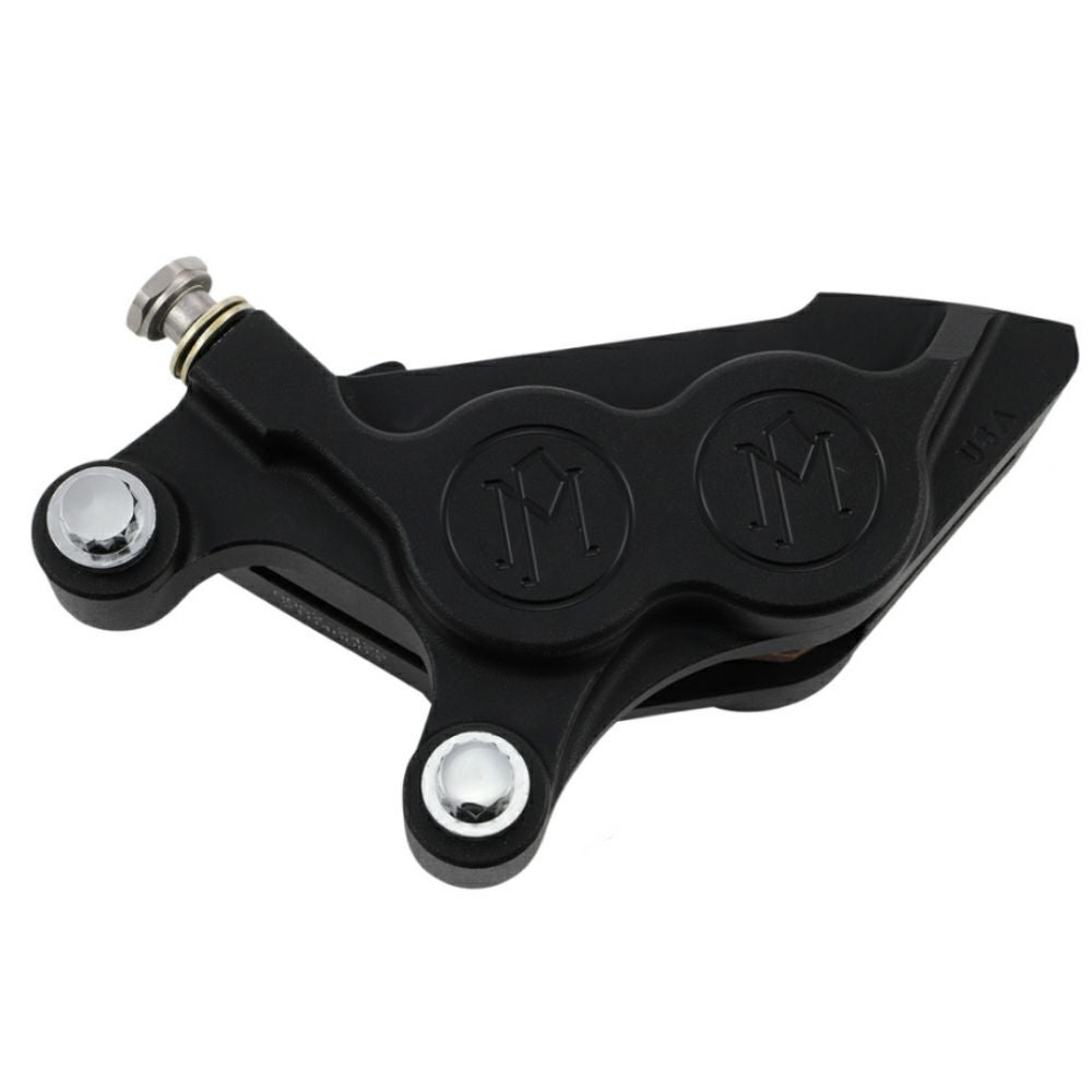 Performance Machine ハーレー・11.8インチローター用 4ピストンキャリパー フロント/左 ブラックOPS-01