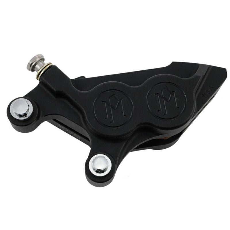 Performance Machine ハーレー・11.8インチローター用 4ピストンキャリパー フロント/左 ブラックOPS-01