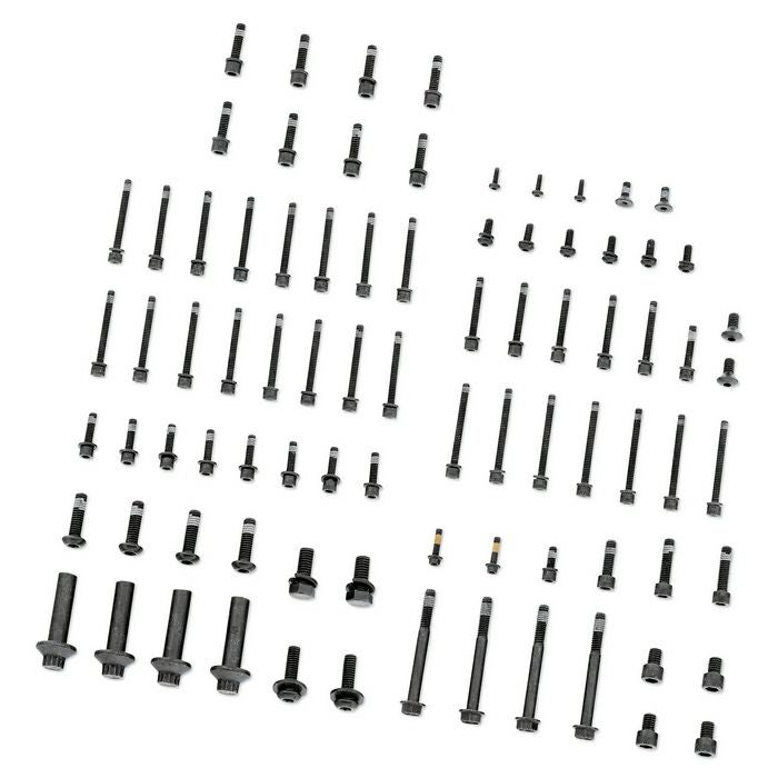 Sportster用 エンジンハードウェアフルキット グロスブラック-02