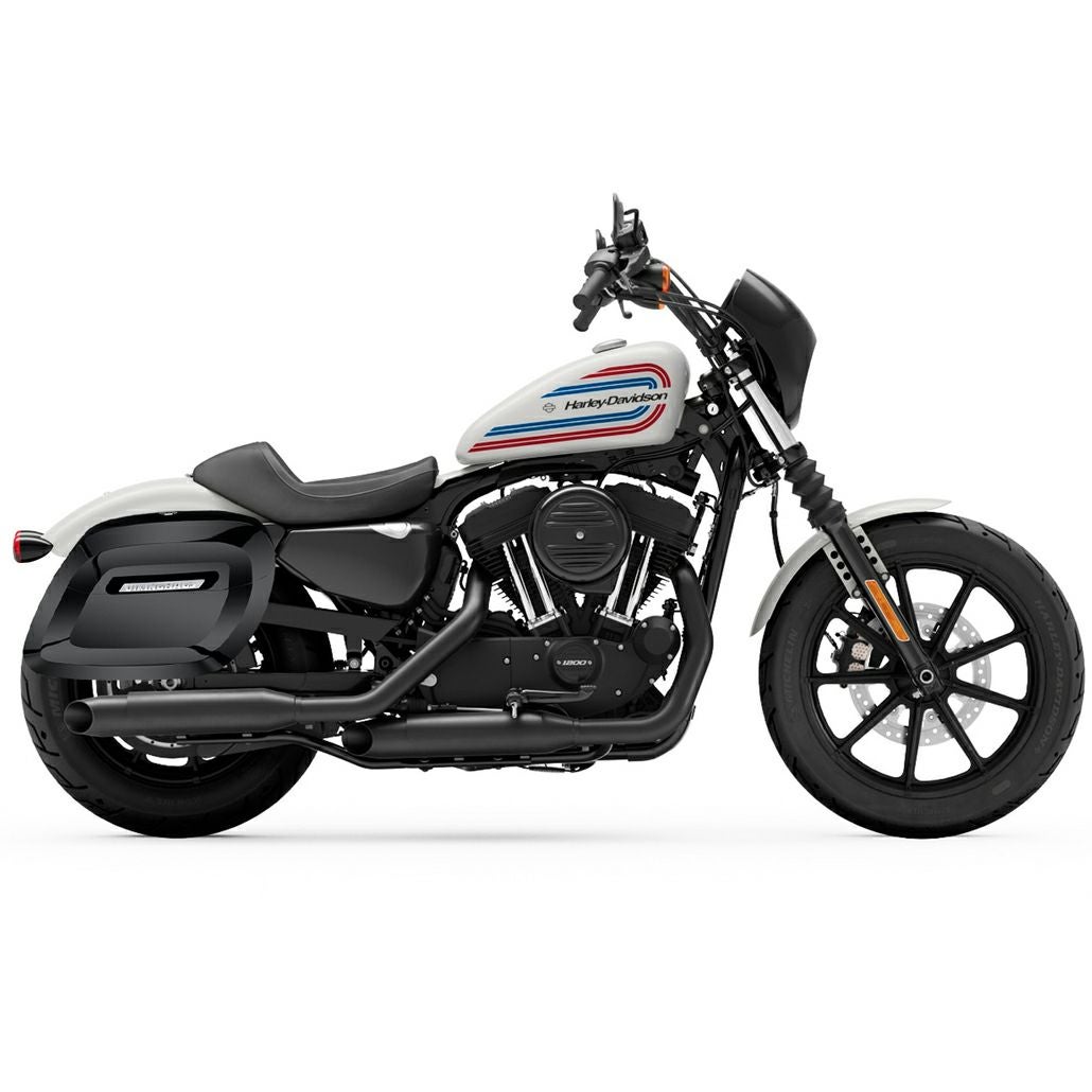 ハーレー・XL1200NS用 Lamellar ラージハードサドルバッグ グロスブラック Viking Bags-02