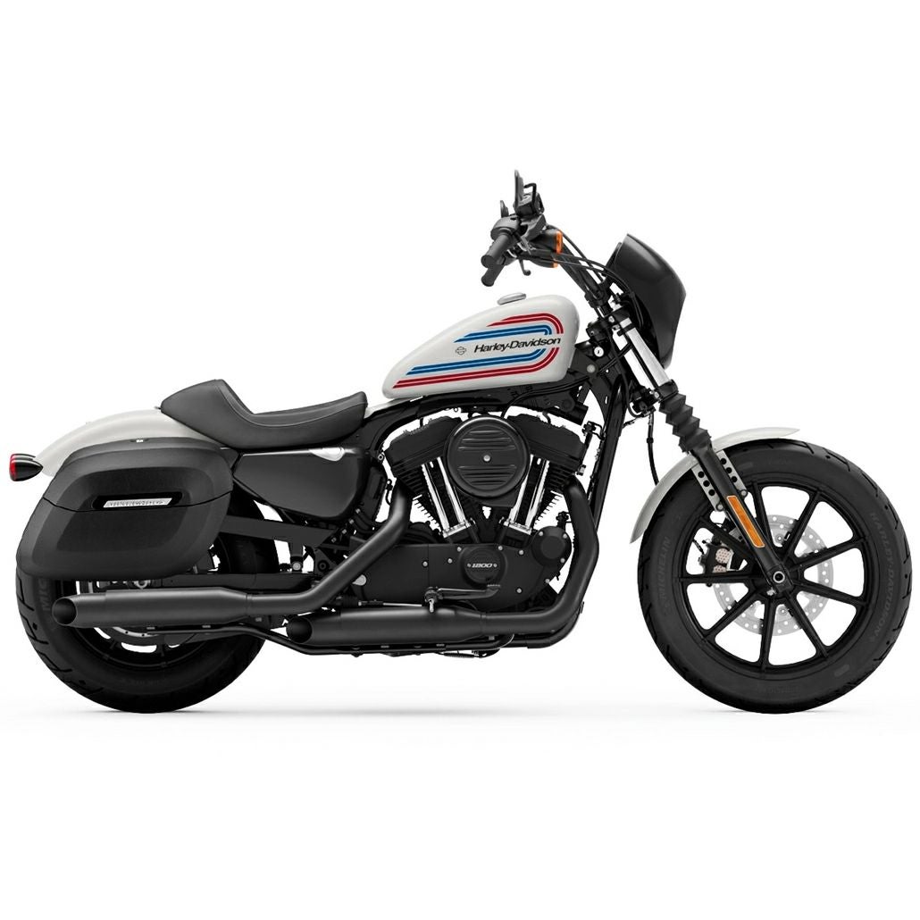 ハーレー・XL1200NS用 Lamellar レザーカバード・ハードサドルバッグ Viking Bags-02