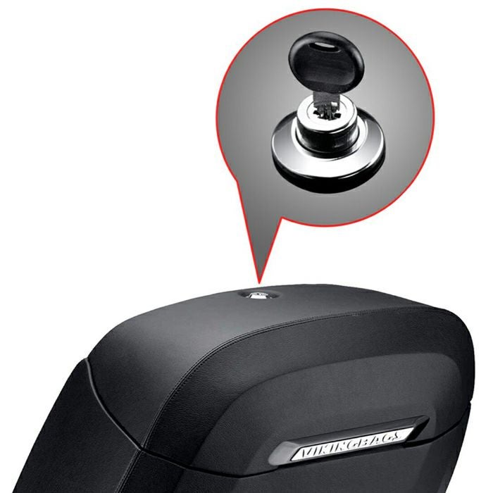 ハーレー・XL1200NS用 Lamellar レザーカバード・ハードサドルバッグ Viking Bags-04