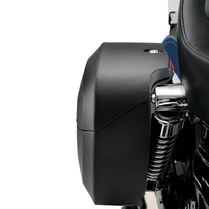 ハーレー・XL1200NS用 Lamellar レザーカバード・ハードサドルバッグ Viking Bags-05