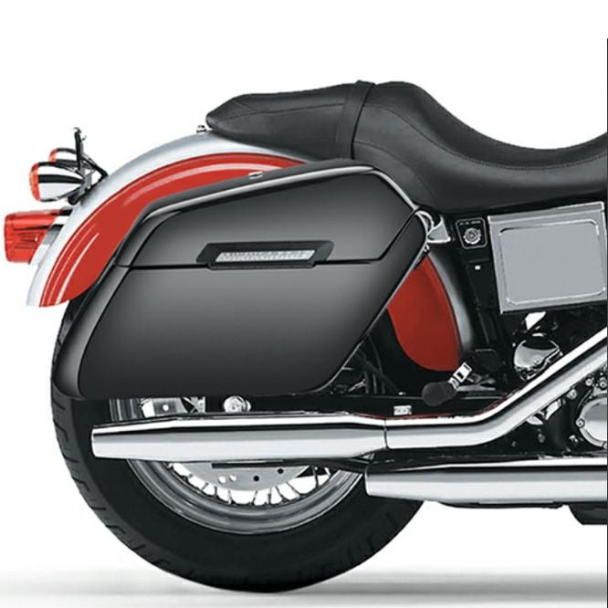 ハーレー・FXDL用 Baldur エクストララージハードサドルバッグ グロスブラック Viking Bags-01