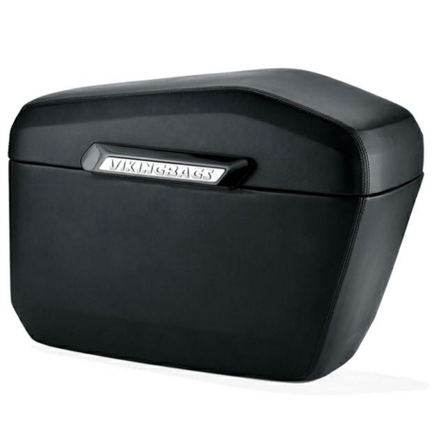 ハーレー・FXDL用 Lamellar レザーカバード・ラージハードサドルバッグ Viking Bags-03