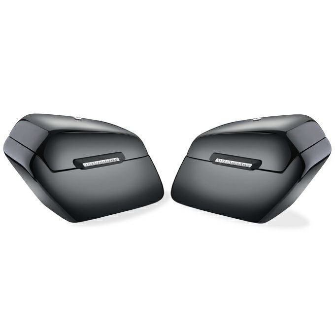 ハーレー・FXDB用 Baldur エクストララージ ハードサドルバッグ グロスブラック Viking Bags-04