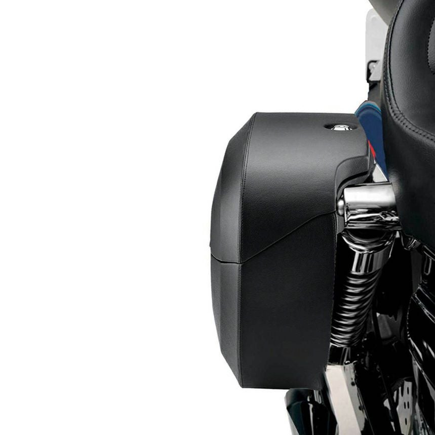 ハーレー・FXDF用 Lamellar レザーカバード・ラージ ハードサドルバッグ Viking Bags-06