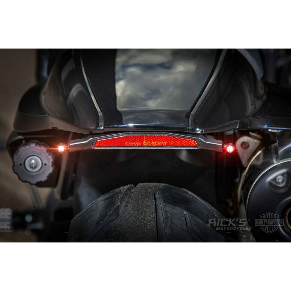 ハーレー・Sportster S用リアターンシグナルブラケットキット(ターンシグナル付）Ricks Motorcycles-03