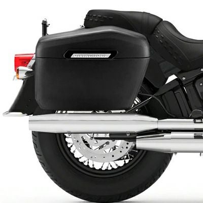 ヘリテイジ用ハードサドルバッグ（レザーカバー） Blood Rider ラージ