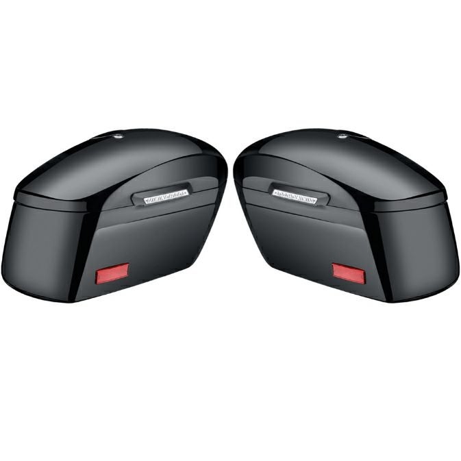 ハーレー・FXLR用 Lamellar エクストララージ ハードサドルバッグ グロスブラック Viking Bags-04