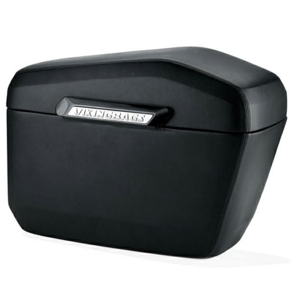 ハーレー・FXBB用 Lamellar レザーカバード・ラージ ハードサドルバッグ Viking Bags-03