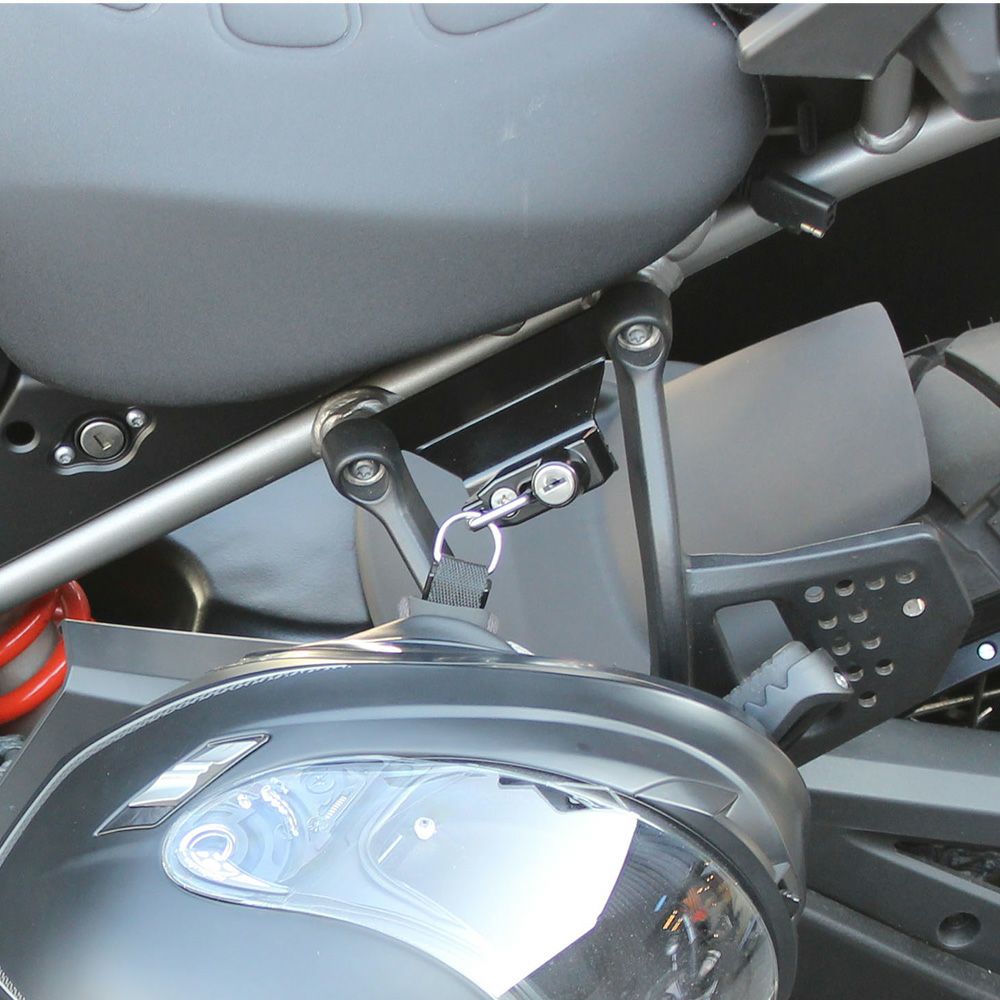 Pan America用 ヘルメットロック ブラック【キジマ】-04