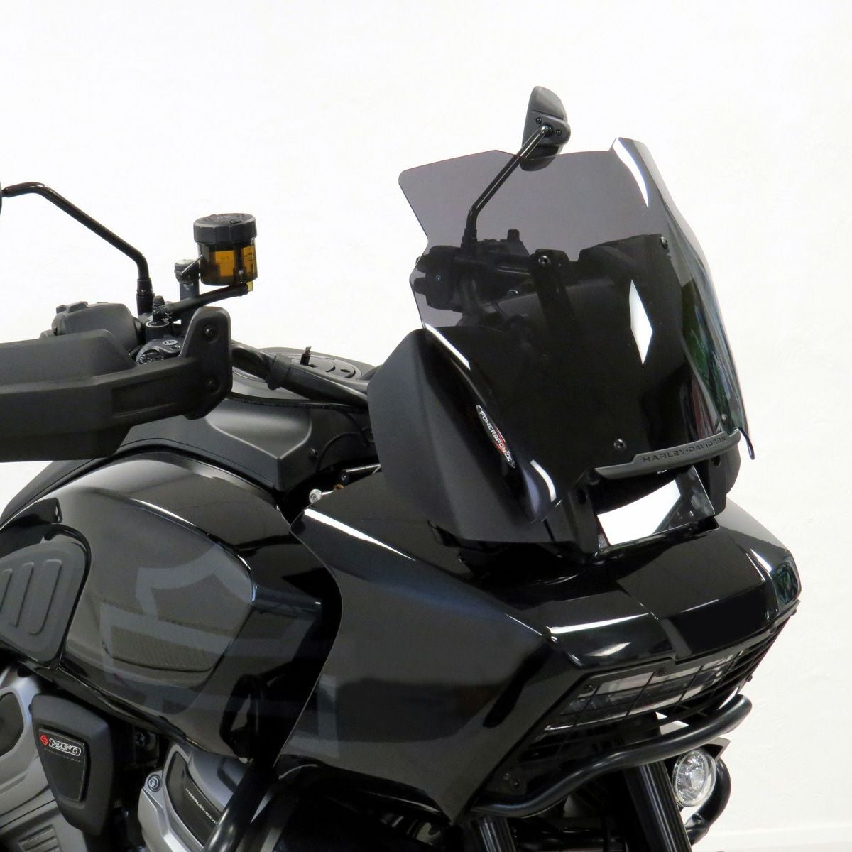 ハーレー パンアメリカ用11インチウィンドシールド ダークスモーク