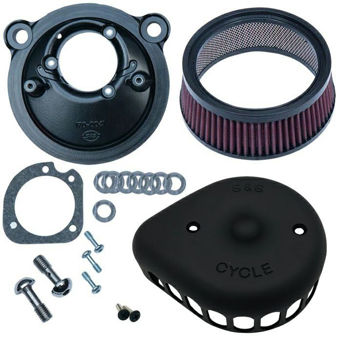 S&S ステルスエアクリーナー ティアドロップタイプ ブラック スポーツ