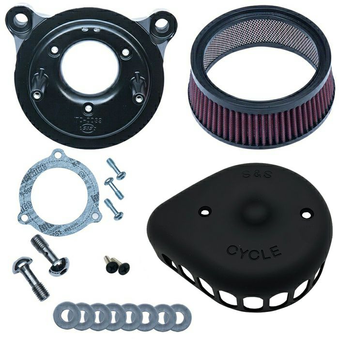 S&S Cycle エアクリーナー ハーレー　電子スロットル用　格安 電子制御スロットル用 ミニティアドロップ ステルスエアクリーナー
